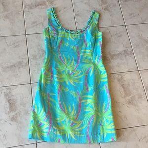 Lilly Pulitzer Palm Tree Logan dress sz 2